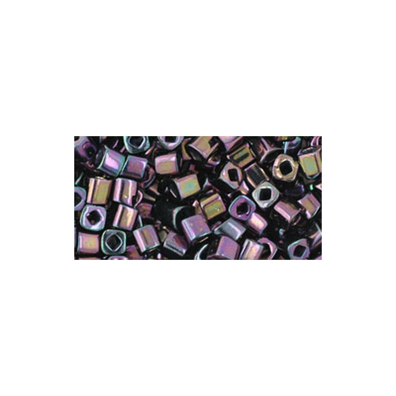 TOHO Cube 3mm (#85) Metallic Iris Purple