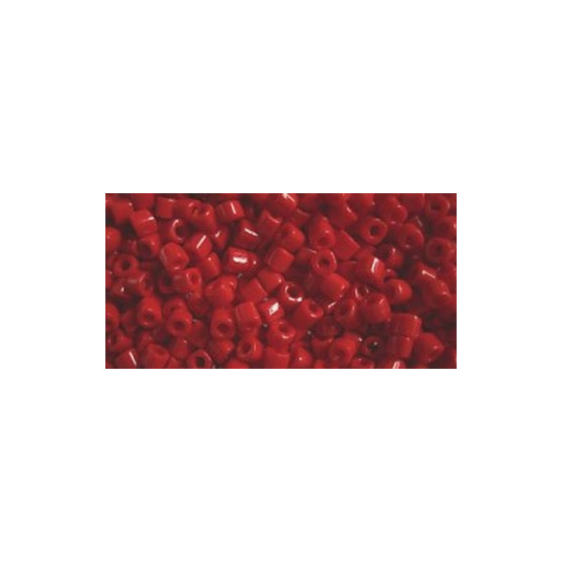 TOHO Hexcut 8/0 (#45) Opaque Pepper Red