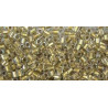 TOHO Hexcut 8/0 (#262) Inside-Color Crystal/Gold Lined